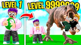 Can We Build a MAX LEVEL DINOSAUR ZOO In ROBLOX DINOSAUR ZOO TYCOON?! (RAREST DINOSAUR UNLOCKED!)