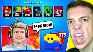 Ich PRANKE IHN mit UNFAIREN HACKS in MEGA BOX OPENING BATTLE! 🤬😂 (Lumexx RASTET AUS!)