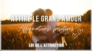 Affirmations Positives ATTIRER L'AMOUR ❤️  | Manifeste le Grand Amour en 21 jours 💫