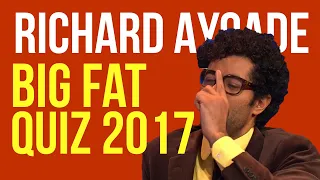 Richard Ayoade on the Big Fat Quiz of the Year 2017