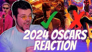 2024 Oscar Winners Live Reaction