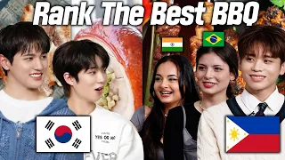 Which Country Has The Best BBQ? l Brazil, India, The Philppines, Korea, The UK l Rank It l FT. 8TURN
