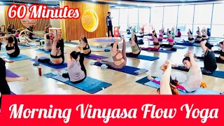 1 Hrs Morning Vinyasa Flow Yoga 2024 #hathayoga #morningyoga #vinyasayogaflow