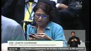 Dep. Janete Capiberibe (PSB) defende proposta que dispõe sobre o voto impresso em eleições