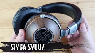 Review of the Sivga SV007 open headphones: gorgeous, darkened sound