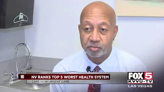 New study ranks Nevada in bottom five for health care