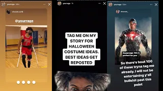 YourRAGE Asks IG What He Should Dress Up As For Halloween