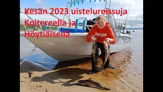 Kesän 2023 uistelureissuja Koitereella ja Höytiäisellä