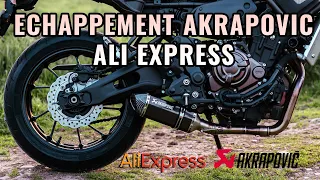 Unboxing et montage échappement Akrapovic Ali Express sur ma XSR700