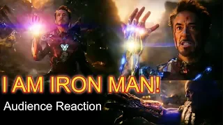 I AM IRON MAN! (Insane Audience Reaction) - Avengers: Endgame