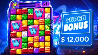 Buying a Crazy $12,000 SUPER BONUS on CLUSTER SLIDE! (A Lot of Bonus Buys)