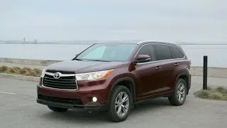 2014-2015 Toyota Highlander XLE 7 Seat Crossover Review and Road Test