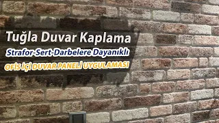 Strafor Tuğla Duvar Kaplama Paneli - Kendin Yap (Kolay Uygulanabilir) Yeni ÜRÜN*