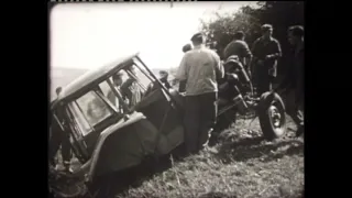 Zetor tractor - crash test 1954