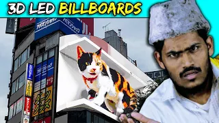 Villagers React To 3D LED billboards and OOH advertising ! Tribal People React To 3D billboard