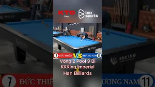 KTOVN.COM | VÒNG 2: Phạm Phương Nam thắng 11-7 Đức Thiện, giải KKKing Imperial x Han Billiards 2024.