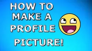 How To Make A Profile Picture In Pixlr! (2017)!