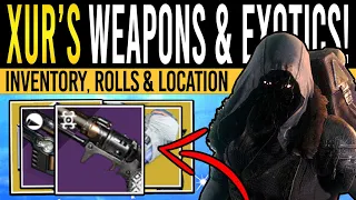 Destiny 2: XUR'S NEW WEAPONS & ARMOR! 29th March Xur Inventory | Armor, Loot & Location