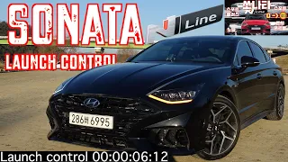 Hyundai Sonata N line launch control & accelelation