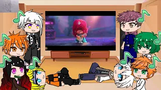Anime character React to Just sing♪「trolls2」 by my Rinjani