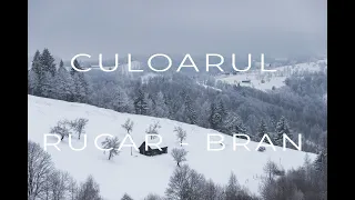 Zbor deasupra Romaniei - Iarna pe Culoarul Rucăr-Bran