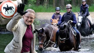 Ihr letzter Ritt - 2 Pferde reisen ab! Frau Dr. Dr. Friewald verabschiedet sich von Hof Eicheneck