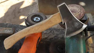 Blacksmithing - Forging An Axe From Leaf Spring