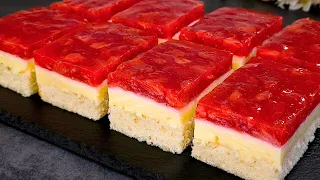 With this cake you will forget all kinds of cakes. The best strawberry cake.