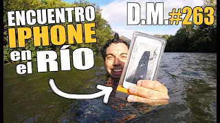 ¡Encontré un IPHONE y una BICICLETA en el FONDO DEL RÍO! **otro más**... - Detección Metálica 263