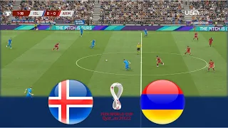 ICELAND v ARMENIA | 2022 FIFA World Cup Qualifiers | Realistic Gameplay