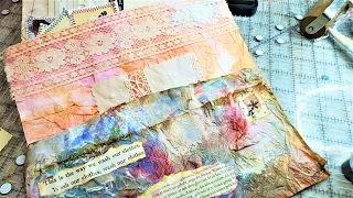 Kleenex Envelopes?! Say What?! It's Texture Time!! For Junk Journals! The Paper Outpost!