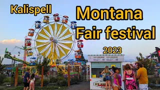 FAIR FESTIVAL 2023, Walking Tour, Kalispell, Montana.