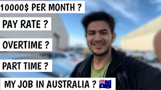 My job in Australia🇦🇺 ! How much money can u make? #internationalstudents #australia  vlog 22!