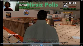 GTA san Andreas Multıplayer SAMP - Hırsız Polis Serveri - Ezan Okunurken Şarkı Açan Admin WTF?