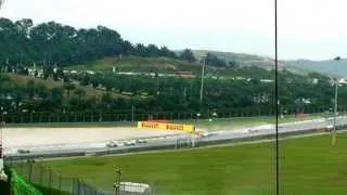 Exciting opening lap and crash of Fernando Alonso  F1 Malaysia Grand Prix 2013