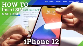 How to Insert SIM Card into iPhone 12 – Nano SIM Installation