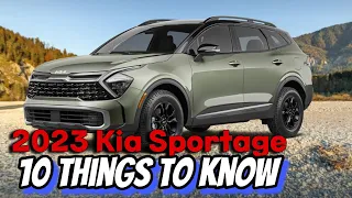 10 Things To Know Before You Buy The 2023 Kia Sportage