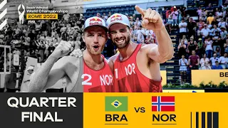 Alison/Guto vs. Mol, A./Sørum, C. - Quarterfinal Highlights Rome 2022 #BeachWorldChamps