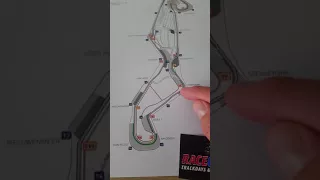 Rijlijnen en versnelling TT circuit Assen