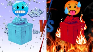Choose your gift cold or hot 🎁 Escolha um presente frio ou quente 🎁 Elige tu regalo caliente o frío