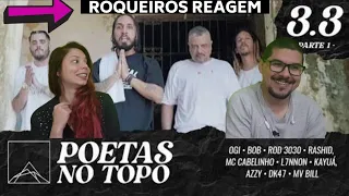 Rockeiros reagem a Poetas no Topo 3.3 parte 1 - PineappleStomrTV - Respetáculo Vida Sem Trilhos