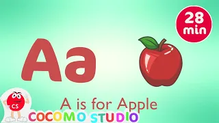 ABC Phonics Song with Sounds for Children - Alphabet Song with Two Words for Each Letter