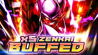 5x ZENKAI BUFFED ULTRA JANEMBA SHATTERS ALL LIMITS! DESTROYS GRN UNITS! | Dragon Ball Legends