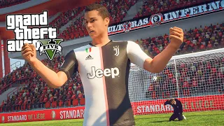 CRISTIANO RONALDO nel NUOVO *MEGA* STADIO! - GTA 5 MOD ITA 🇮🇹