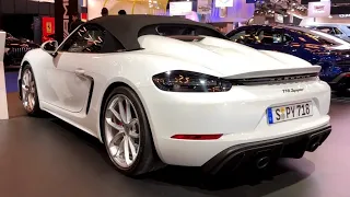 2022 Porsche 718 Spyder White Metallic 414HP | In-Depth Visual Walk Around