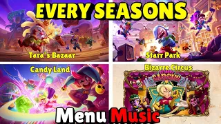 Every Brawl Stars Seasons Menu Music | Season 1 to Season 21 Brawl Stars Menu Music