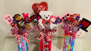 DIY How to make a Candy Bouquet For Valentine’s Day | EASY DIY GIFT IDEAS