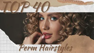 Get ready to turn heads with these 40 amazing perm hairstyles for Women! #hairstyle #hair#hairgoals