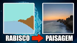 A.I. QUE TRANSFORMA RABISCOS EM PAISAGENS, E OUTROS SITES DAHORA