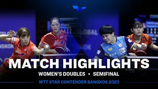 Kihara/Nagasaki vs Cheng I-ching/Li Yu Jhun | WD SF | WTT Star Contender Bangkok 2023